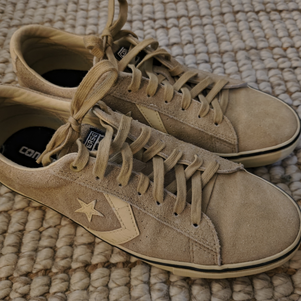 Converse Pro Leather Vulc Low Top - US 10 - Hamadan Ivory